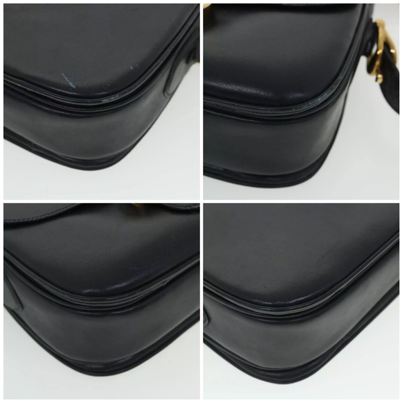CELINE Shoulder Bag Leather Black - Picture 14 of 16
